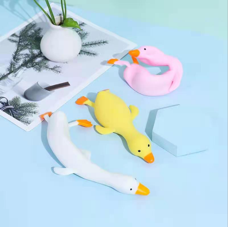 Cartoon Duck Stress Relief Squeeze Toy for Adult