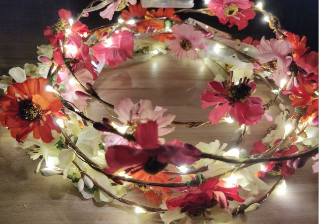 High Quality Light Up Festival Flower Headbands